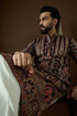 Purple Georgette Solid Embroidered Straight Kurta MKU1571