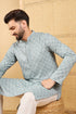 Grey Viscose Rayon Solid Embroidered Straight Kurta with Trouser MKSET1054