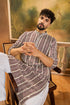 Ethnic Bay Purple Viscose Rayon Embroidered Straight Kurta With Trousers MKSET1409