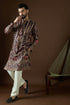 Purple Georgette Solid Embroidered Straight Kurta MKU1571