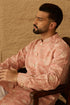 Peach Viscose Rayon Solid Embroidered Straight Kurta MKU1705